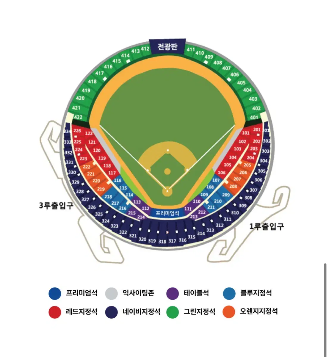 플레이오프 4차전 2연석 교환